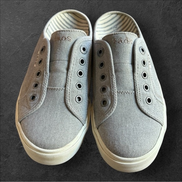 Täōs - Ez Soul Slip On Canvas in Grey Wash - Size 9 - Picture 7 of 9